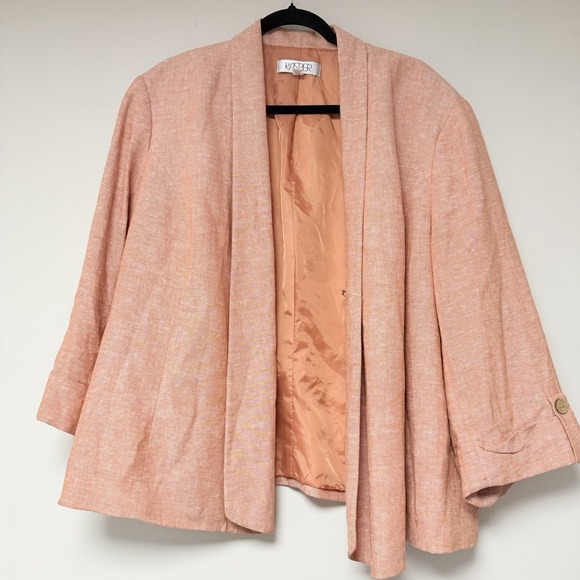 Kasper Women's Orange Jacket Size 22 - Picture 1 of 6